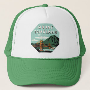 Vintage Travel, Tamalpais Mountain of Mount Tam Trucker Pet