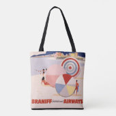 Vintage Travel Tas - Brazilië (Achterkant)