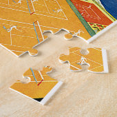 Vintage Travel, Tennis, Sport, Monte Carlo Monaco Legpuzzel (Zijkant)