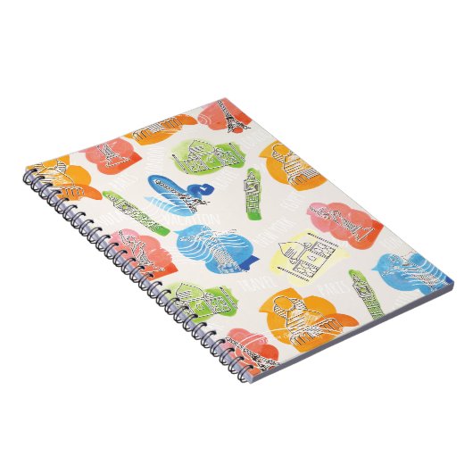 Vintage Travel Tickets Notitieboek (Rechterzijde)