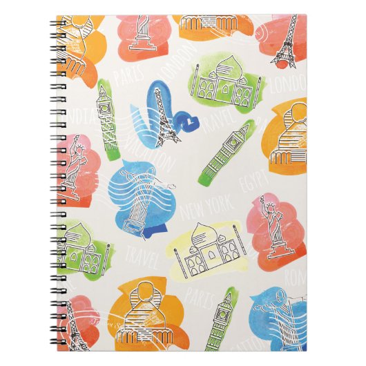 Vintage Travel Tickets Notitieboek (Voorkant)