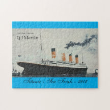 Vintage Travel Titanic Zee Trials Aqua 252 stuks