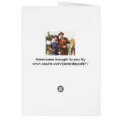 Vintage Travel, toeristen op Vacation Sightsee (Achterkant)