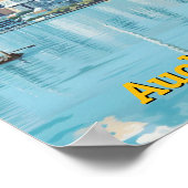 Vintage Travel uit Nieuw-Zeeland Poster (Hoek)