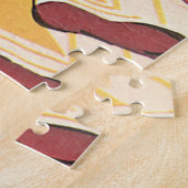 Vintage Travel, Vakantie op een cruiseschip Legpuzzel (Zijkant)