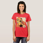 Vintage Travel, Vakantie op een cruiseschip T-shirt (Voorkant volledig)