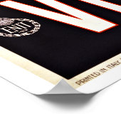 Vintage Travel Venezia Italië Poster (Hoek)