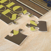 Vintage Travel Venice Orient Express Poster Legpuzzel (Zijkant)