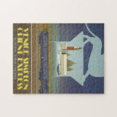 Vintage Travel Venice Orient Express Poster Legpuzzel (Horizontaal)