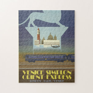 Vintage Travel Venice Orient Express Poster Legpuzzel