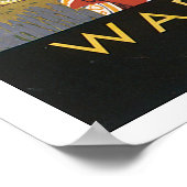 Vintage Travel Warrenpoint Ierland Poster (Hoek)