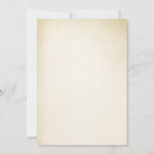 Vintage Travel Wedding Invitation Rustic map Boho Kaart (Achterkant)