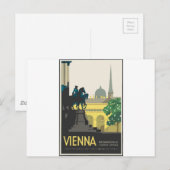 Vintage Travel Wenen Briefkaart (Voorkant / Achterkant)