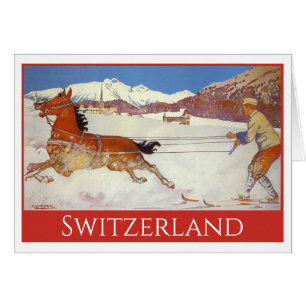 Vintage Travel, Winter in Engadin Zwitserland
