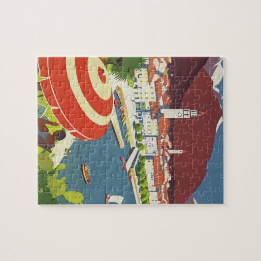 Vintage Travel Zwitserland Legpuzzel (Horizontaal)