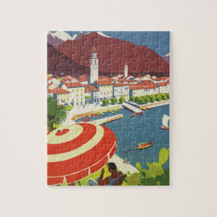 Vintage Travel Zwitserland Legpuzzel