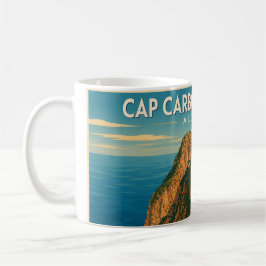 Vintage travelposter Mok Cap Carbon