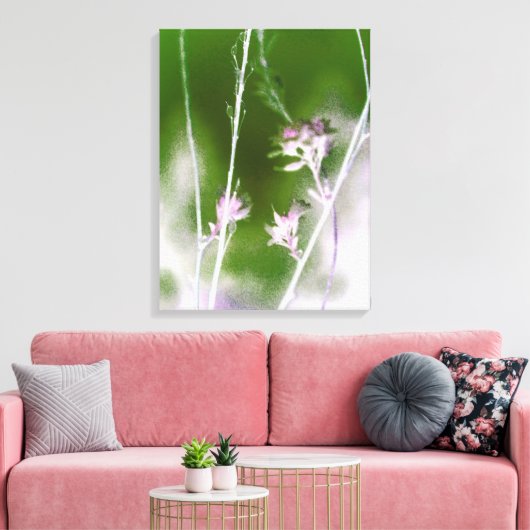 Vintage Trees & Flowers – Enchanted Mystic Nature Canvas Afdruk (Insitu (Woonkamer))