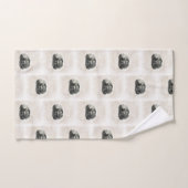 Vintage trein badkamer handdoek sets (Handdoek)