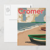 Vintage treinstel briefkaart (Voorkant / Achterkant)