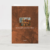 Vintage trekhalloween witch Wenskaart Kaart (Achterkant)