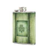 Vintage trendy grundge Irish shamrock Heupfles (Links)