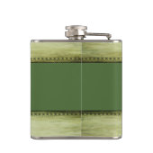 Vintage trendy grundge Irish shamrock Heupfles (Achterkant)