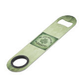 Vintage trendy grundge Irish shamrock Speed Flessenopener (Voorkant Gekanteld)