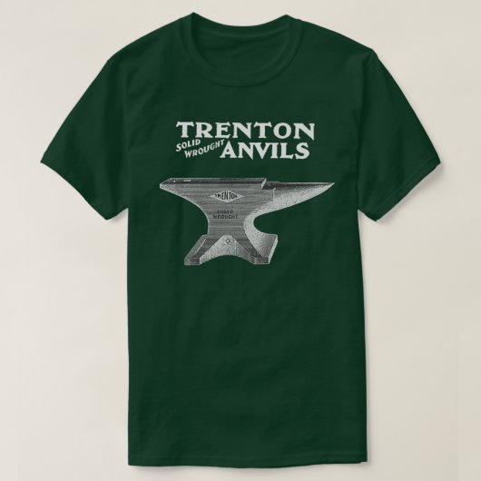 Vintage Trenton Anvil Blacksmithing T T-shirt (Design voorkant)