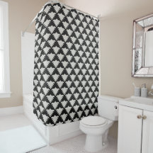 Vintage Tribale Geometrische Vogel | Zwart & Ivoor