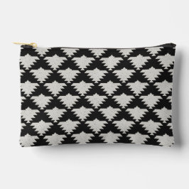 Vintage Tribale Geometrische Vogel | Zwart & Ivoor Etui