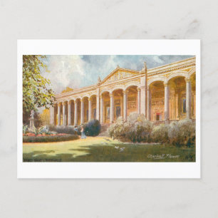 Vintage Trinkhalle in Baden-Baden, Duitsland Briefkaart