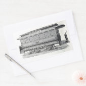 Vintage Trolley Sticker (Envelop)