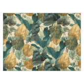 vintage tropical leaf pattern aesthetic tafelkleed (Voorkant (Horizontaal))