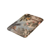 Vintage Tropical Paradise with Palm Trees Badmat (Gekanteld)