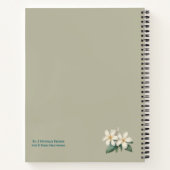 Vintage Tropical Scrapbook: Ukulele Notitieboek (Achterkant)