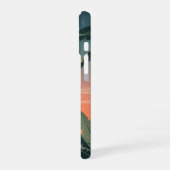 Vintage Tropical Sunset iPhone 16 Hoesje (Linkerkant)
