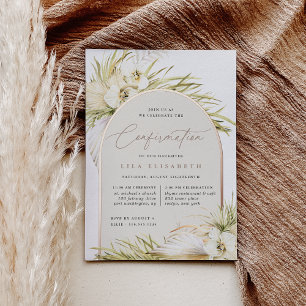 Vintage Tropics Bevestiging Folie Uitnodiging