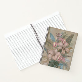 Vintage Tropics: Hawaïaanse Hibiscus Notitieboek