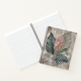 Vintage Tropics: Maui Protea Notitieboek