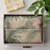 Vintage Tropisch Roze Kaketoe Decoupage Papier – B (Geschenk)