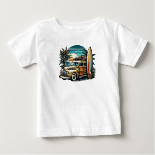 vintage tropische/Hawaiiaanse surftruck