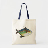 Vintage tropische Opah-vis, mariene waterdieren Tote Bag (Voorkant)