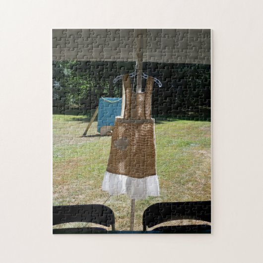 vintage trouwjurk puzzel (Verticaal)