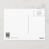 Vintage Trouwkat Briefkaart (Achterkant)