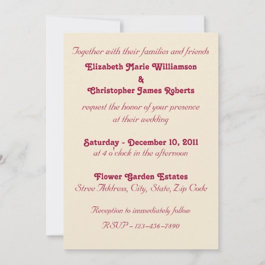 Vintage Trouwkatten Zachte Roze Uitnodiging (Achterkant)