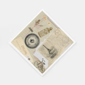 Vintage trouwpapieren servetten (Hoek)