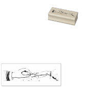 Vintage Trouwring Bruid Rubber Stamp Rubberstempel (Gestempeld)