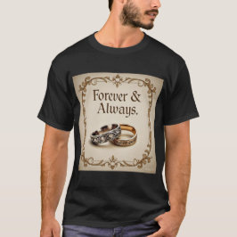 Vintage Trouwringen Forever Mannen Tshirt