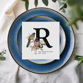  Vintage Trouwservetten w Vogels & Bloemen Servet